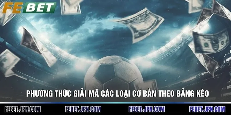 Phương thức giải mã các loại cơ bản theo bảng kèo